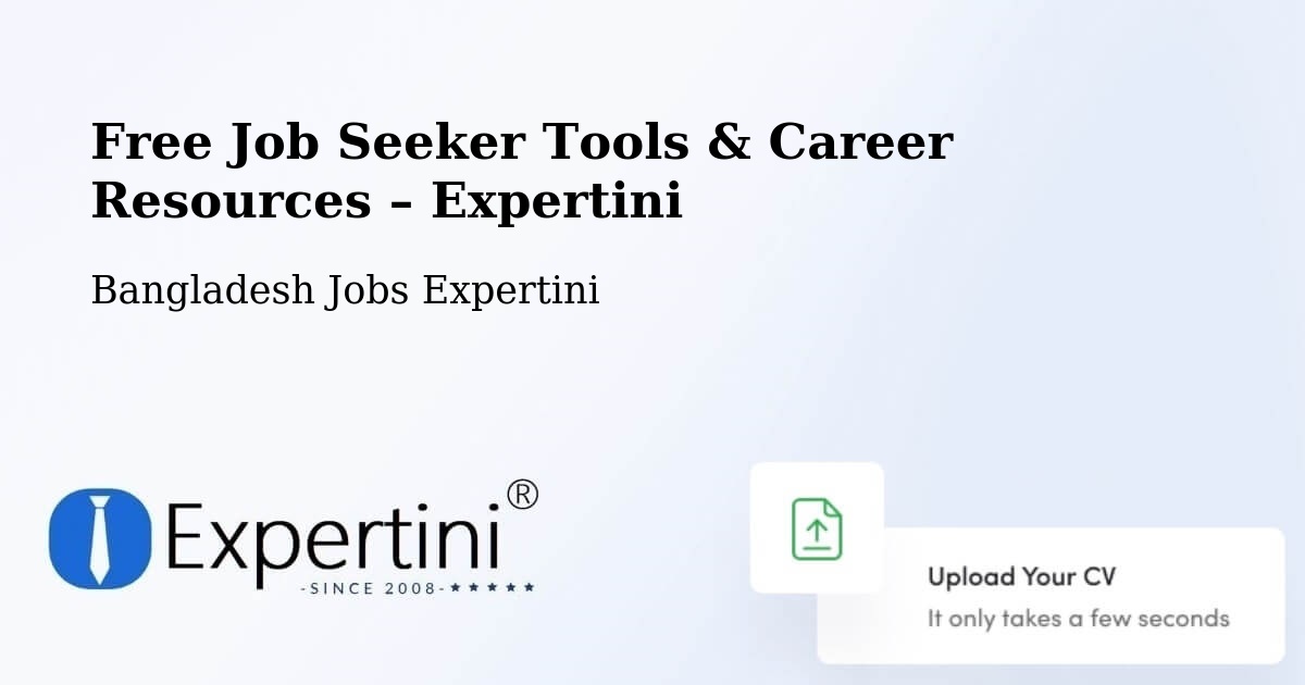 Free Job Seeker Tools & Career Resources – Muktāgācha - Muktāgācha, Bangladesh Jobs Expertini